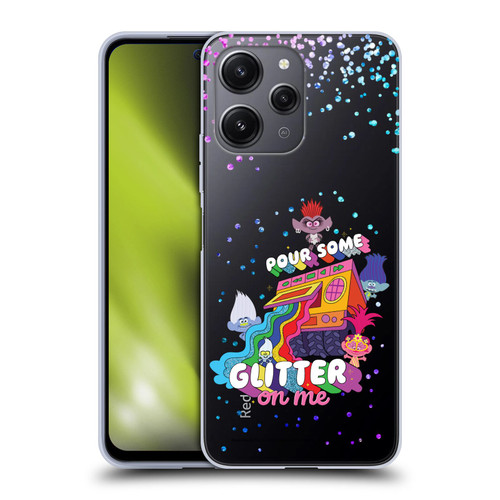 Trolls World Tour Key Art Glitter Print Soft Gel Case for Xiaomi Redmi 12