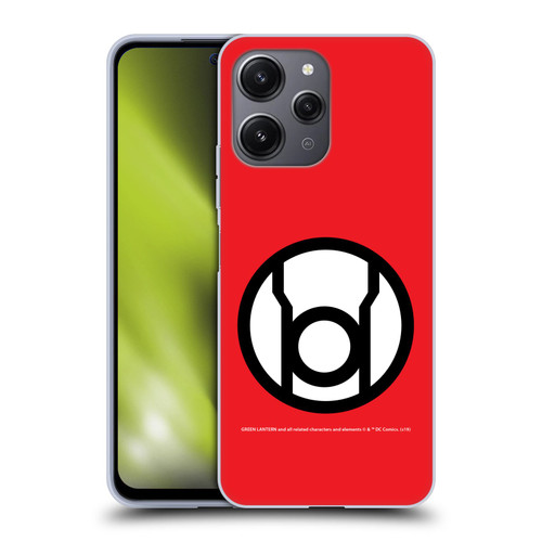 Green Lantern DC Comics Lantern Corps Red Soft Gel Case for Xiaomi Redmi 12