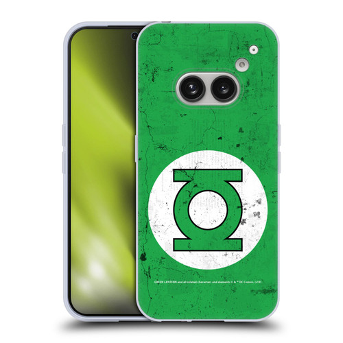 Green Lantern DC Comics Logos Classic Distressed Look Soft Gel Case for Nothing Phone (2a)