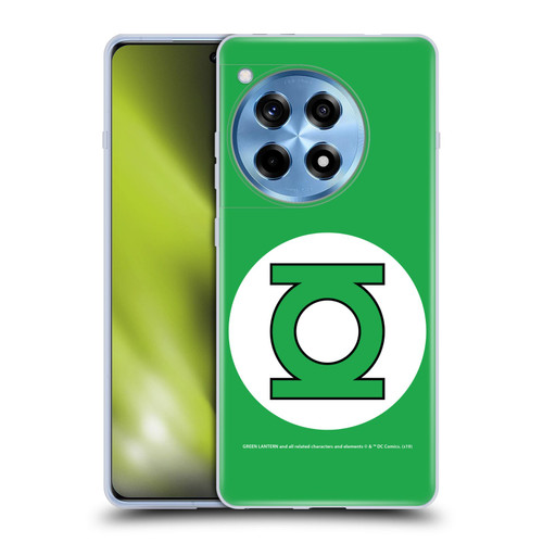 Green Lantern DC Comics Logos Classic Soft Gel Case for OnePlus 12R