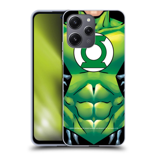 Green Lantern DC Comics Logos Uniform Soft Gel Case for Xiaomi Redmi 12