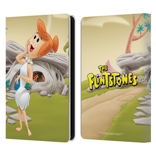 The Flintstones Characters Wilma Flintstones Leather Book Wallet Case Cover For Amazon Kindle Paperwhite 5 (2021)