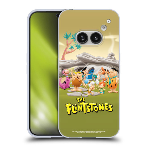 The Flintstones Characters Stone House Soft Gel Case for Nothing Phone (2a)