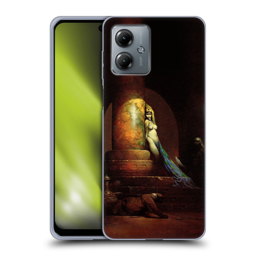 Frank Frazetta Fantasy Egyptian Queen Soft Gel Case for Motorola Moto G14