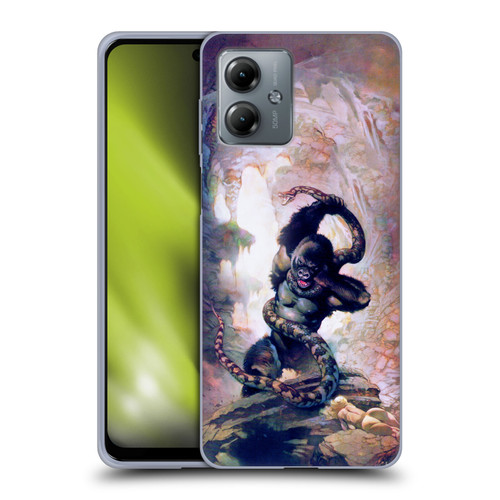 Frank Frazetta Fantasy Gorilla With Snake Soft Gel Case for Motorola Moto G14