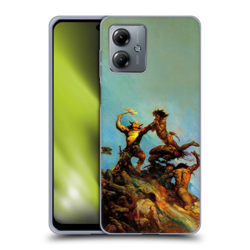 Frank Frazetta Fantasy Indomitable Soft Gel Case for Motorola Moto G14