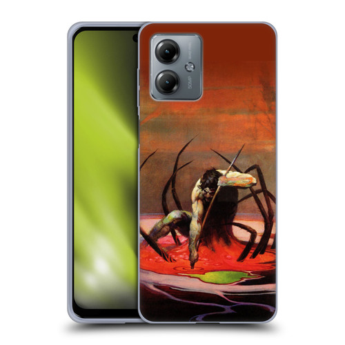 Frank Frazetta Fantasy The Spider King Soft Gel Case for Motorola Moto G14