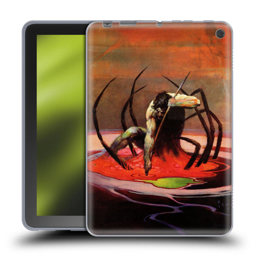 Frank Frazetta Fantasy The Spider King Soft Gel Case for Amazon Fire HD 8/Fire HD 8 Plus 2020