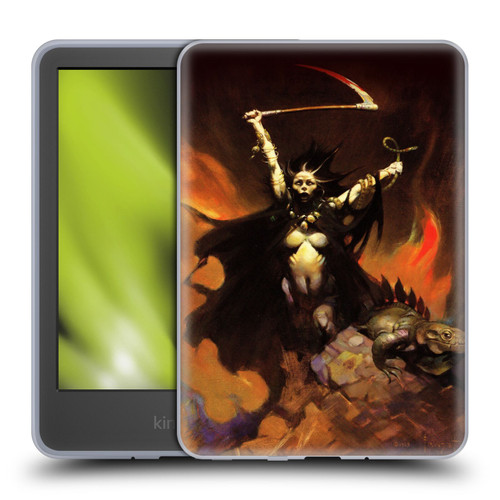 Frank Frazetta Fantasy Woman With A Scythe Soft Gel Case for Amazon Kindle 11th Gen 6in 2022