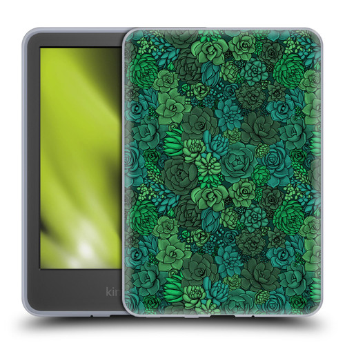 Katerina Kirilova Art Succulent Garden Soft Gel Case for Amazon Kindle 11th Gen 6in 2022