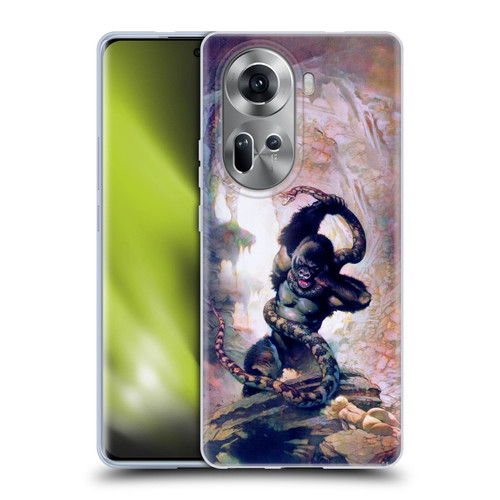 Frank Frazetta Fantasy Gorilla With Snake Soft Gel Case for OPPO Reno11