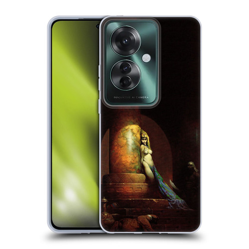 Frank Frazetta Fantasy Egyptian Queen Soft Gel Case for OPPO Reno11 F 5G / F25 Pro 5G