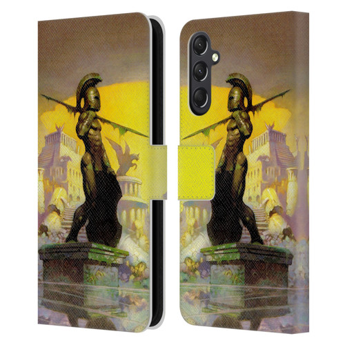 Frank Frazetta Fantasy Atlantis Leather Book Wallet Case Cover For Samsung Galaxy A24 4G / M34 5G