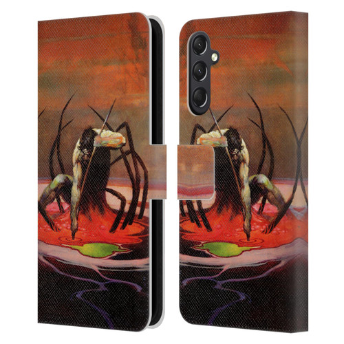 Frank Frazetta Fantasy The Spider King Leather Book Wallet Case Cover For Samsung Galaxy A24 4G / M34 5G