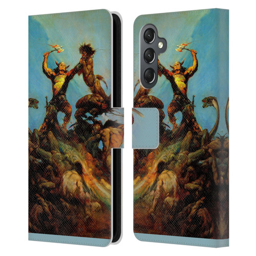 Frank Frazetta Fantasy Indomitable Leather Book Wallet Case Cover For Samsung Galaxy A25 5G