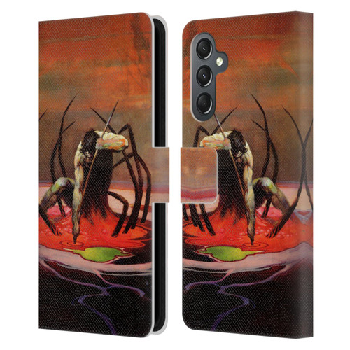 Frank Frazetta Fantasy The Spider King Leather Book Wallet Case Cover For Samsung Galaxy A25 5G