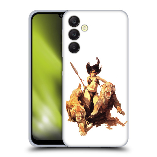 Frank Frazetta Fantasy The Huntress Soft Gel Case for Samsung Galaxy A25 5G