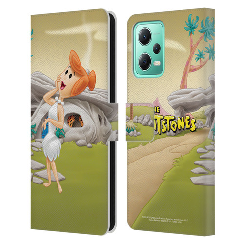 The Flintstones Characters Wilma Flintstones Leather Book Wallet Case Cover For Xiaomi Redmi Note 12 5G