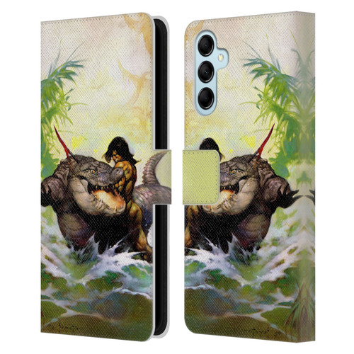 Frank Frazetta Fantasy Monster Out Of Time Leather Book Wallet Case Cover For Samsung Galaxy M14 5G