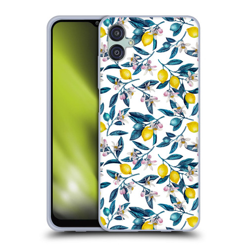 Katerina Kirilova Art Lemons And Blooms Soft Gel Case for Samsung Galaxy M04 5G / A04e