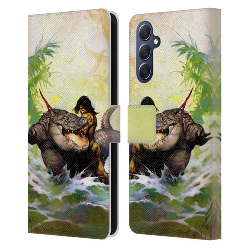 Frank Frazetta Fantasy Monster Out Of Time Leather Book Wallet Case Cover For Samsung Galaxy M54 5G