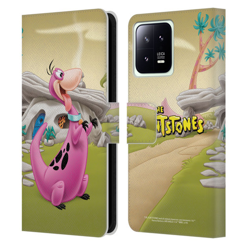 The Flintstones Characters Dino Leather Book Wallet Case Cover For Xiaomi 13 5G