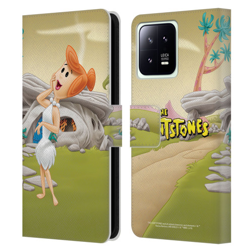 The Flintstones Characters Wilma Flintstones Leather Book Wallet Case Cover For Xiaomi 13 5G