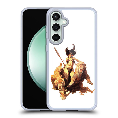 Frank Frazetta Fantasy The Huntress Soft Gel Case for Samsung Galaxy S23 FE 5G