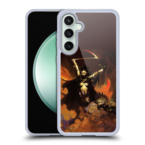 Frank Frazetta Fantasy Woman With A Scythe Soft Gel Case for Samsung Galaxy S23 FE 5G