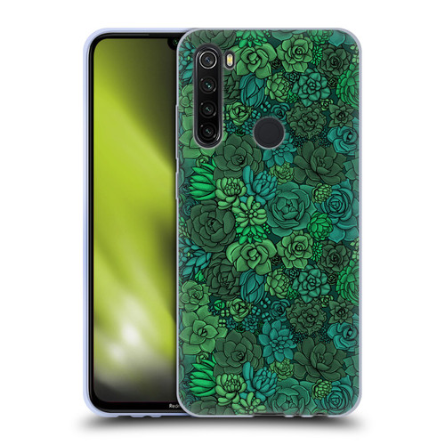 Katerina Kirilova Art Succulent Garden Soft Gel Case for Xiaomi Redmi Note 8T