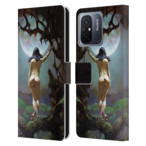 Frank Frazetta Fantasy Moons Rapture Leather Book Wallet Case Cover For Xiaomi Redmi 12C