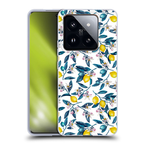 Katerina Kirilova Art Lemons And Blooms Soft Gel Case for Xiaomi 14 Pro
