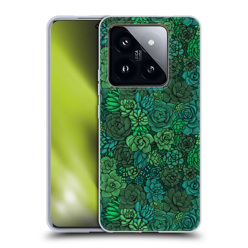 Katerina Kirilova Art Succulent Garden Soft Gel Case for Xiaomi 14 Pro