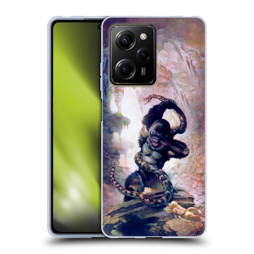 Frank Frazetta Fantasy Gorilla With Snake Soft Gel Case for Xiaomi Redmi Note 12 Pro 5G