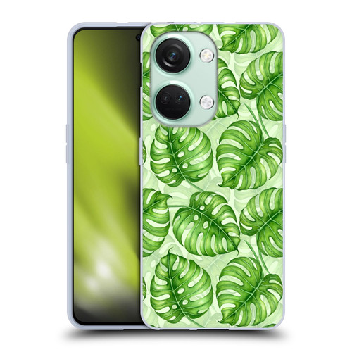 Katerina Kirilova Fruits & Foliage Patterns Monstera Soft Gel Case for OnePlus Nord 3 5G