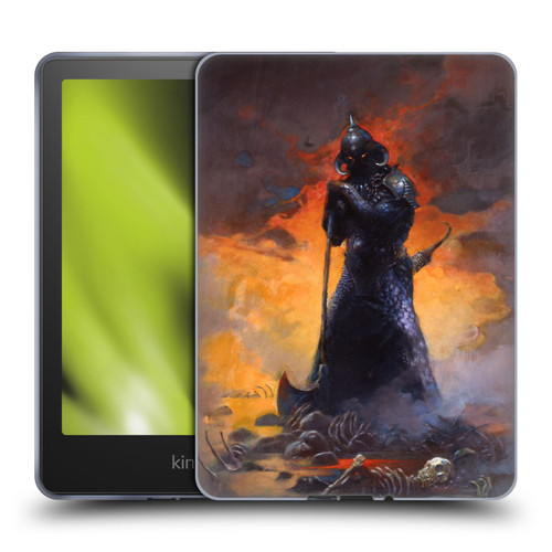 Frank Frazetta Medieval Fantasy Death Dealer 3 Soft Gel Case for Amazon Kindle Paperwhite 5 (2021)