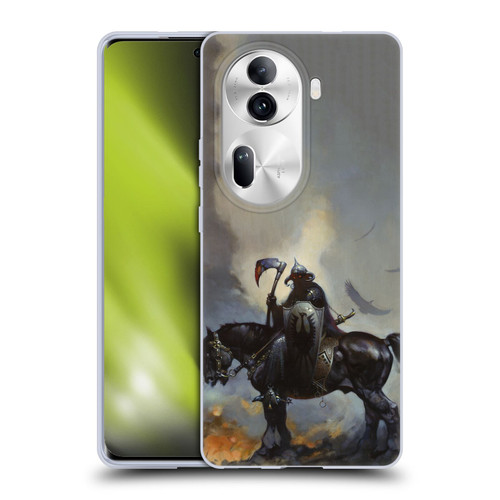 Frank Frazetta Medieval Fantasy Death Dealer Soft Gel Case for OPPO Reno11 Pro