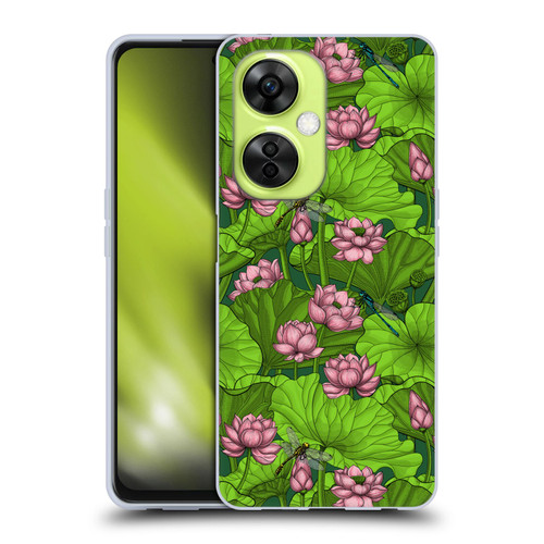 Katerina Kirilova Graphics Lotus Garden Soft Gel Case for OnePlus Nord CE 3 Lite 5G