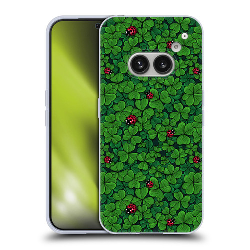 Katerina Kirilova Graphics The Lucky Clover Soft Gel Case for Nothing Phone (2a)