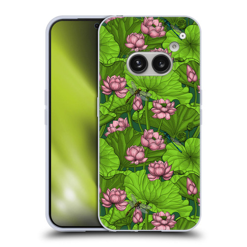 Katerina Kirilova Graphics Lotus Garden Soft Gel Case for Nothing Phone (2a)