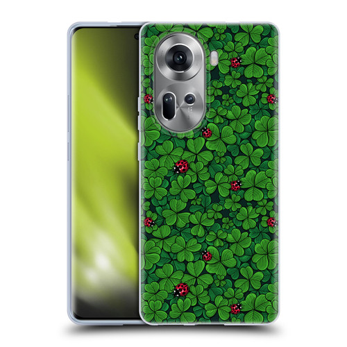Katerina Kirilova Graphics The Lucky Clover Soft Gel Case for OPPO Reno11