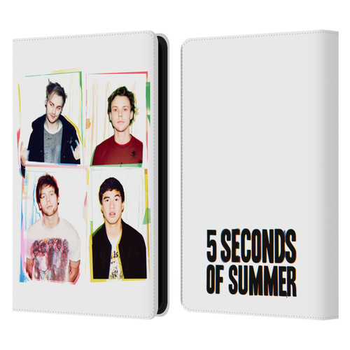 5 Seconds of Summer Posters Polaroid Leather Book Wallet Case Cover For Amazon Kindle Paperwhite 5 (2021)