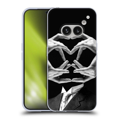 LouiJoverArt Black And White Mr Handy Man Soft Gel Case for Nothing Phone (2a)
