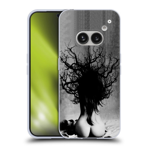 LouiJoverArt Black And White She Oak Soft Gel Case for Nothing Phone (2a)