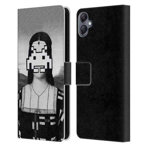 LouiJoverArt Black And White Renaissance Invaders Leather Book Wallet Case Cover For Samsung Galaxy A05