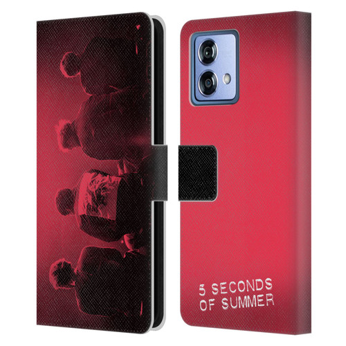 5 Seconds of Summer Posters Colour Washed Leather Book Wallet Case Cover For Motorola Moto G84 5G