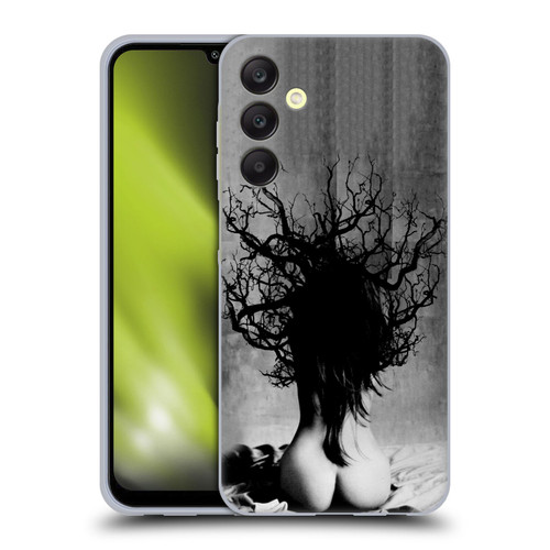 LouiJoverArt Black And White She Oak Soft Gel Case for Samsung Galaxy A25 5G