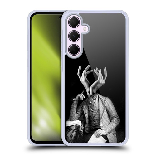 LouiJoverArt Black And White Sensitive Man Soft Gel Case for Samsung Galaxy A35 5G