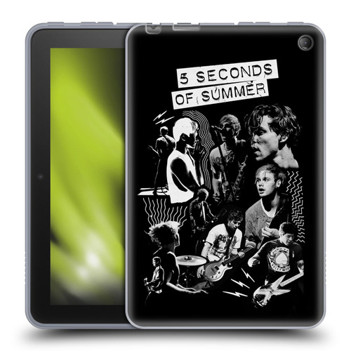 5 Seconds of Summer Posters Punkzine Soft Gel Case for Amazon Fire 7 2022