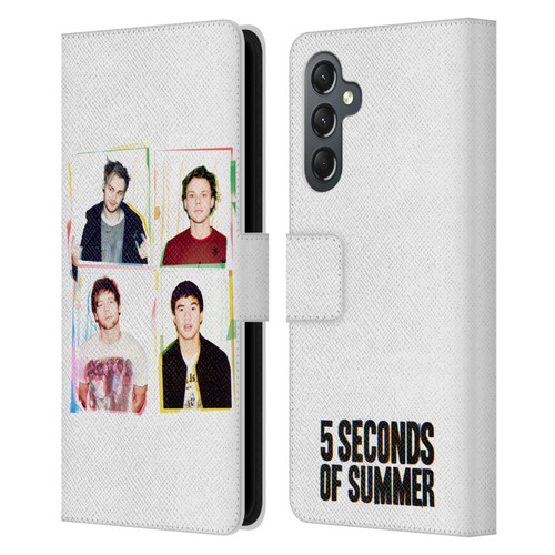 5 Seconds of Summer Posters Polaroid Leather Book Wallet Case Cover For Samsung Galaxy A25 5G